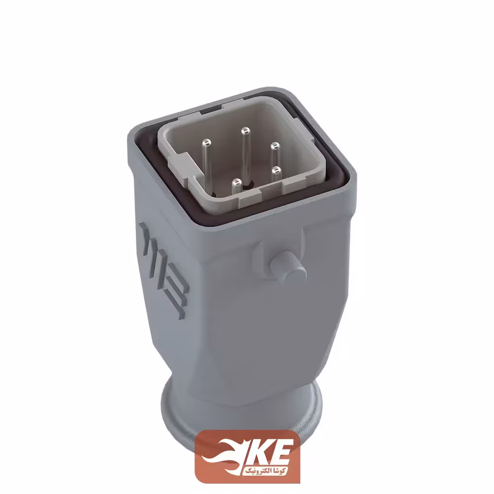 کانکتور صنعتی 5 پین 10 آمپر نری Mete Enerji مدل 403080
