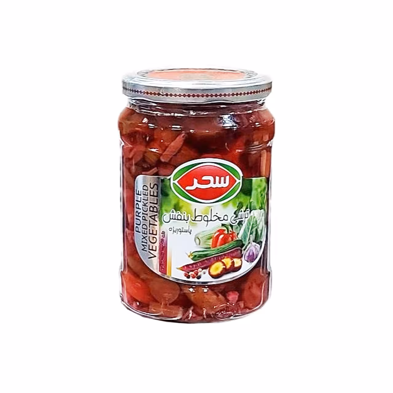 ترشی مخلوط بنفش سحر 650 گرمی
