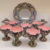 هفت سین میناکاری مدل ارغوان 