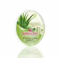 صابون لیف‌دار طبیعی سلکشن Seleccion مدل آلوئه ورا حجم 150 گرم