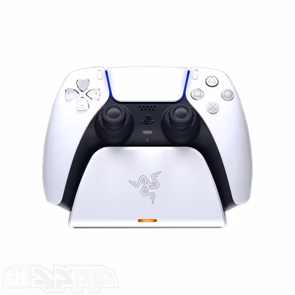 پایه شارژر Razer دسته PS5 رنگ سفید