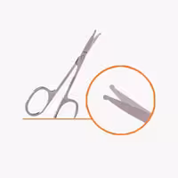 قیچی ابرو سر گرد AF106 ورژن