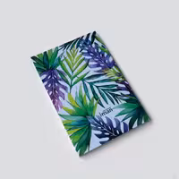 دفتر خط دار A5 برگ بنفش ایمان (iman)