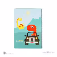 دفتر50برگ وزیری سیمی(حاشیه دار فانتزی) هیرو