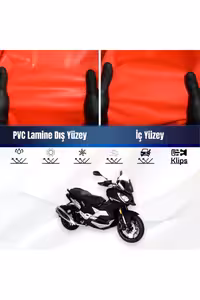 چادر موتورسیکلت قرمز PEUGEOT XP 400 موتور سیکلت TARKET ضد آب برقی MOTOR BRANDA XL ULTRASHOP