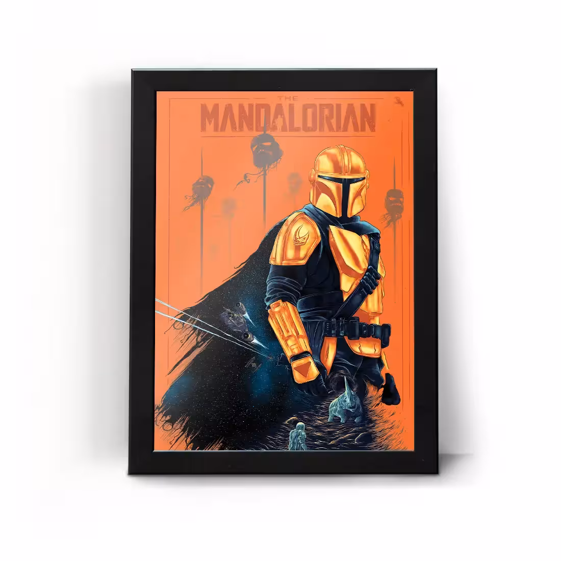 تابلو قاب جنگ ستارگان مندلوریان 3 Mandalorian