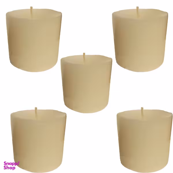 شمع طرح استوانه بسته 5 عددی