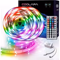 نوار 20 متری LED RGB با ریموت کنترل COOLAPA