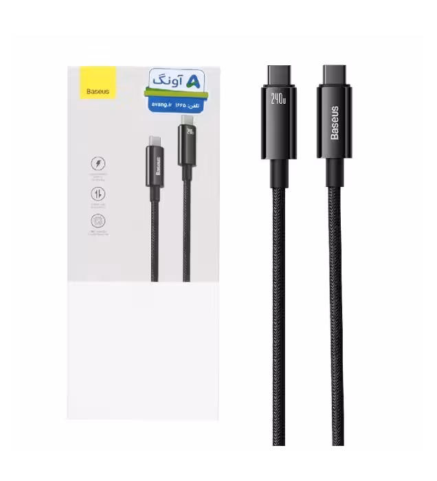 کابل شارژ فست Type-C to Type-C بیسوس مدل CAWJ040001