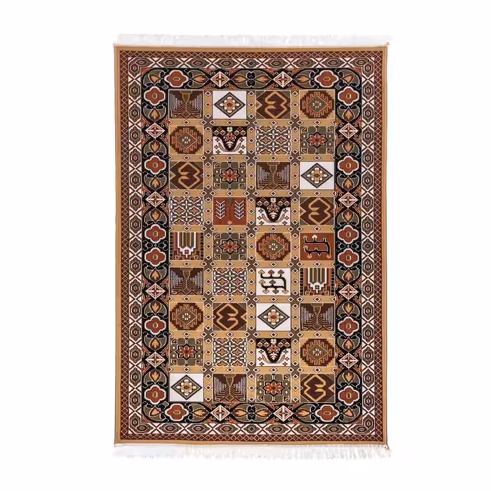 گلیم ماشینی دنیای فرش طرح ساناز