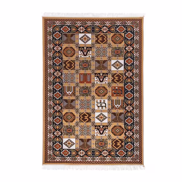 گلیم ماشینی دنیای فرش طرح ساناز