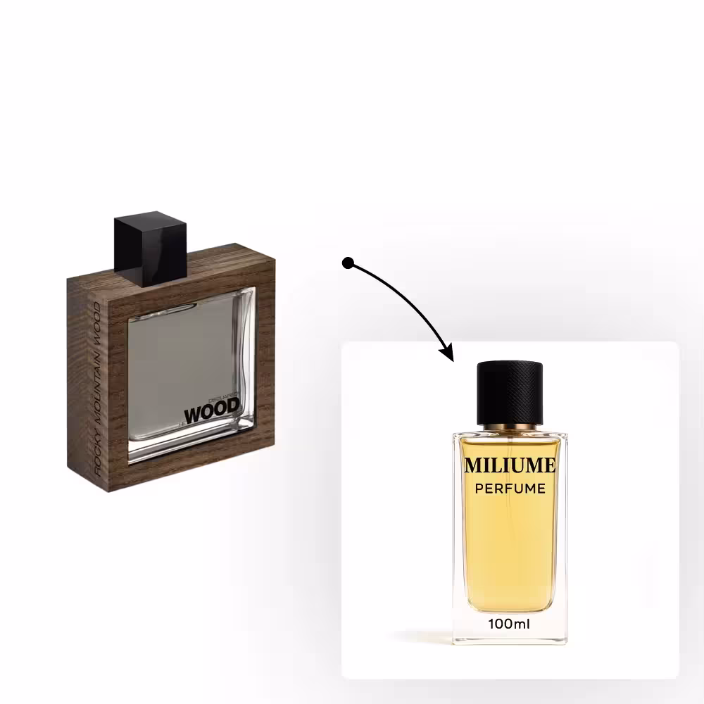 اسانس عطر He Wood Rocky Mountain Wood برند sfa - کد 1868 - هی وود راکی مانتین وود 100ML - میلیوم پرفیوم