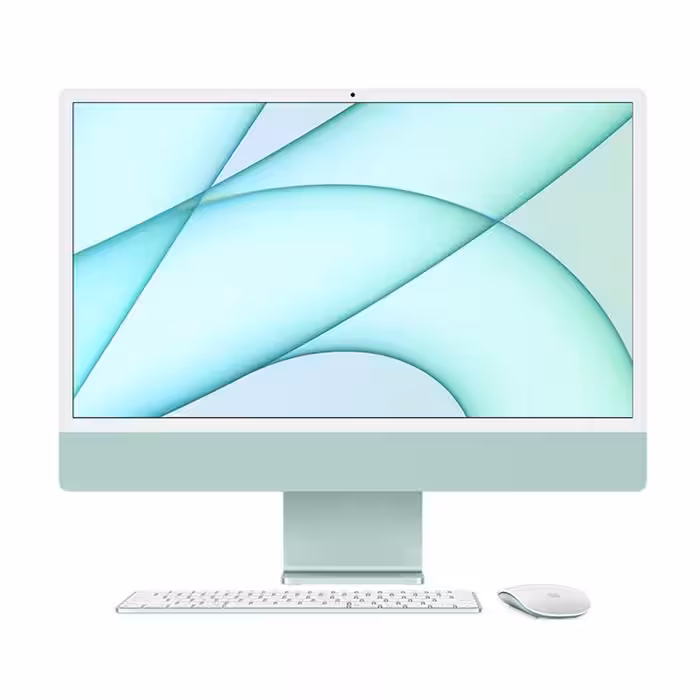 آی مک 24 اینچ اپل مدل MGPJ3 M1 chip 8-Core CPU 8-Core GPU 512GB SSD سبز