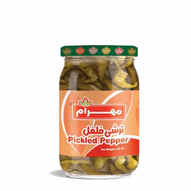 ترشی فلفل مهرام 220 گرمی