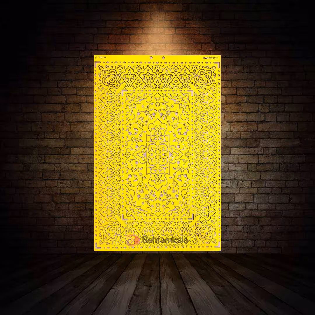 شابلون استنسیل ابعاد 70*50 کد RU 10