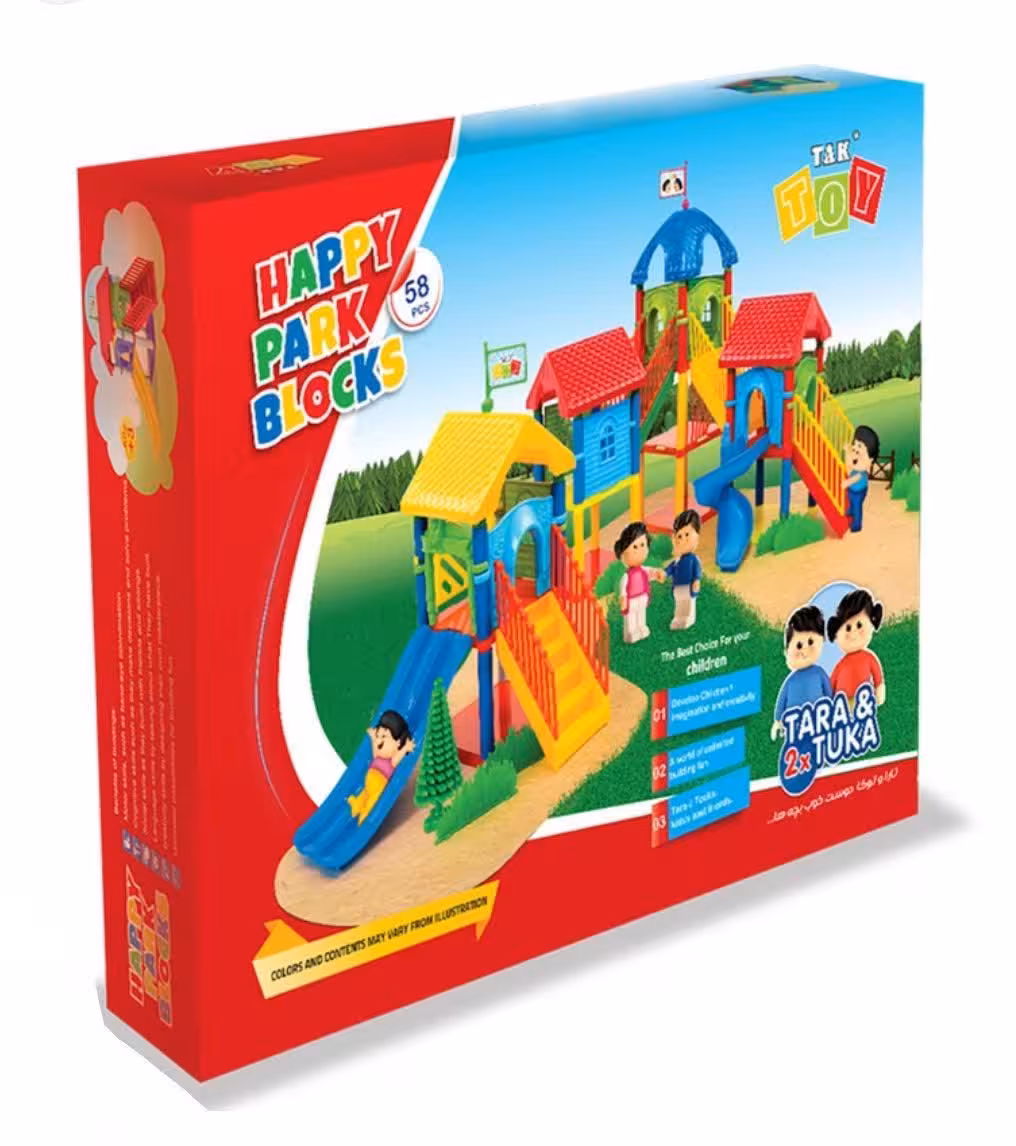 بازی پارک شادی 58 قطعه تک تویز (قسطی، با تخفیف)