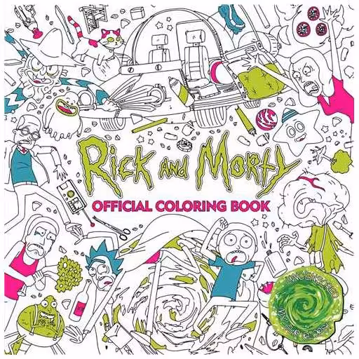 کتاب رنگ آمیزی Rick and Morty (خشتی)