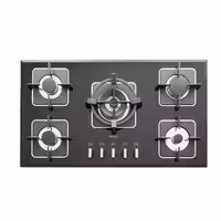 اجاق گاز رومیزی پنج شعله‌ مدل G-5910  استیل البرز