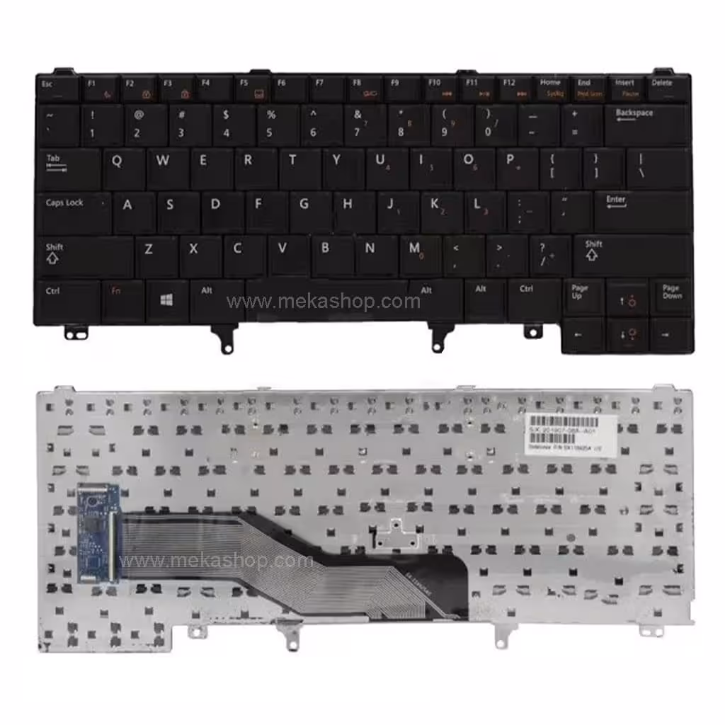 کیبورد لپ تاپ دل Dell Latitude E6420 اینتر کوچک بدون موس