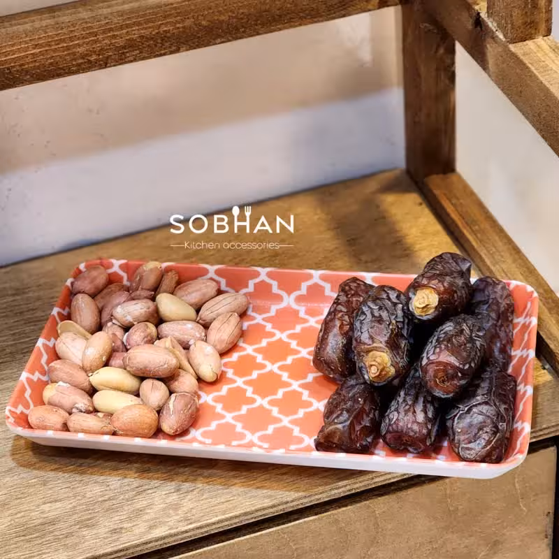 خرما خوری ملامین مستطیل