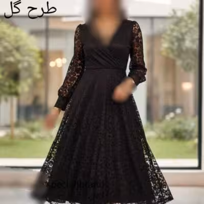 پیراهن زنانه گیپور مدل تونیک مجلسی کوتاه لباس مجلسی مناسب تولد