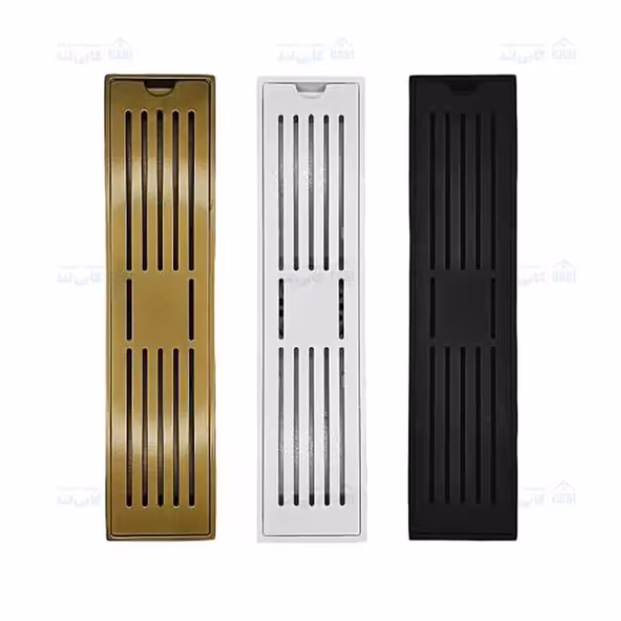 کفشور خطی مشبک آلومینیوم (درب استیل) کد 402 سایز 30x7 سارانیک