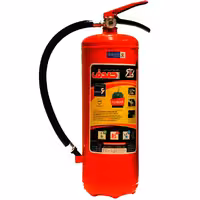 کپسول آتش نشانی پودر و گاز 6 کیلوگرم صدف