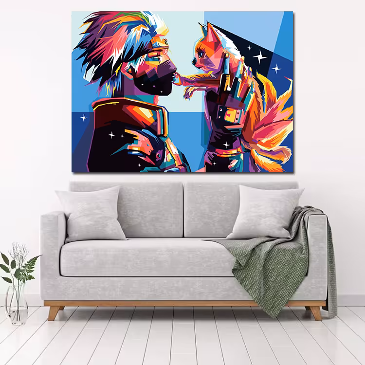 تابلو شاسی مدل انیمه Naruto 628