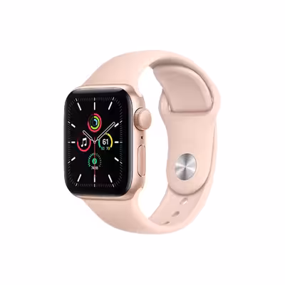 ساعت هوشمند اپل واچ سری SE 2021 مدل 44mm Aluminum Case with Sport silicone Band 