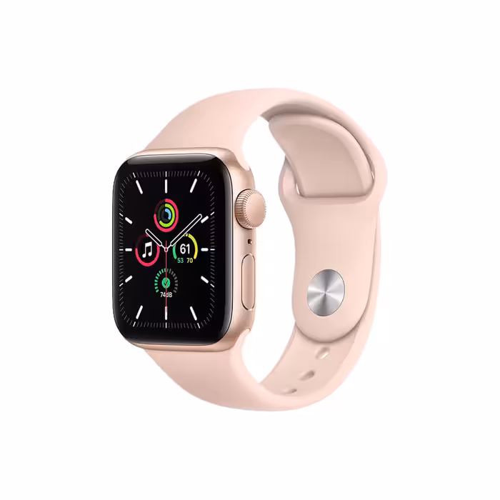 ساعت هوشمند اپل واچ سری SE 2021 مدل 44mm Aluminum Case with Sport silicone Band 
