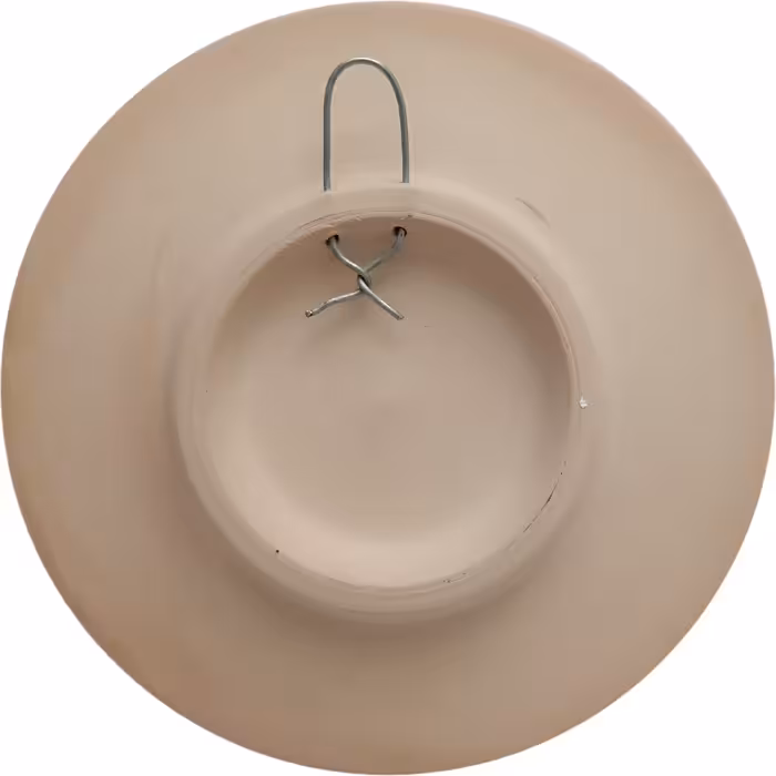 بشقاب دیوارکوب سفالی مدل بهار کد 6 مجموعه 2 عددی