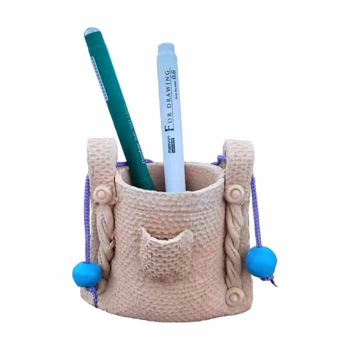 قلمدان سفالی مدل گونی کد 7