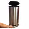 سطل زباله پدالی آکا الکتریک مدل آینه ای کد YP-ARAM BAND-025L