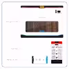 برچسب پوششی ماهوت مدل Dark Walnut Wood مناسب برای تبلت سامسونگ Galaxy Tab S6 2019 SM-T865