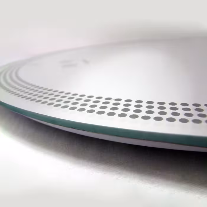 آینه گلسموند مدل دایره آرایشی بک لایت هوشمند کد CLBSM