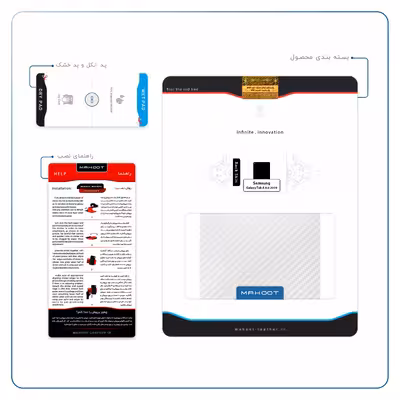 برچسب پوششی ماهوت مدل Ceramic-Fiber مناسب برای تبلت سامسونگ Galaxy Tab A 8.0 2019 T290