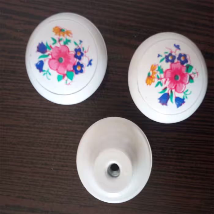دستگیره کابینت مدل گل بسته سه عددی