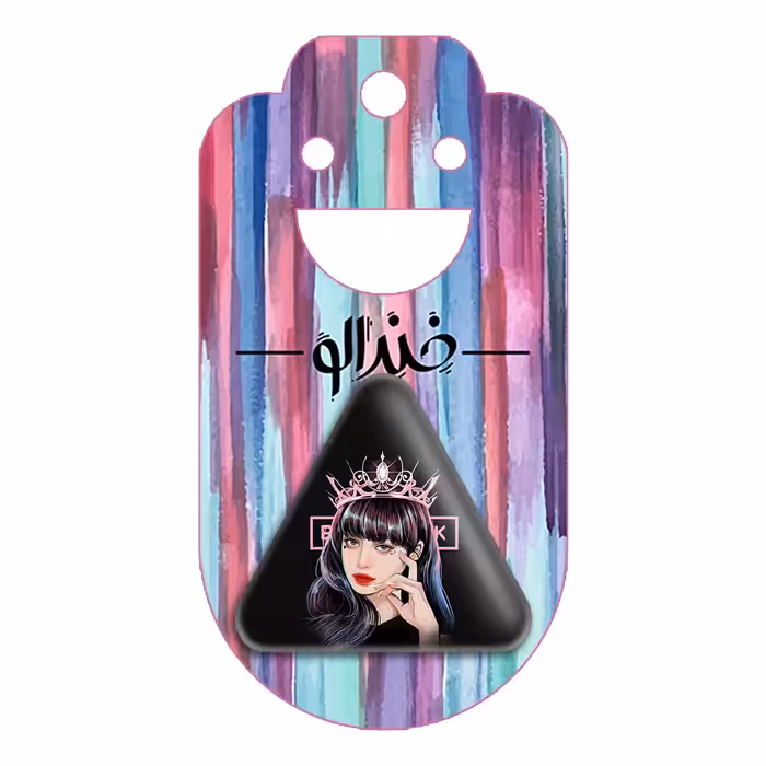 پیکسل خندالو طرح لیسا گروه موسیقی بلک پینک مدل مثلثی کد 3121