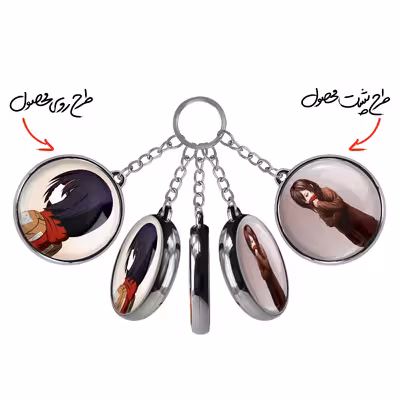 جاکلیدی خندالو طرح میکاسا اکرمن انیمه اوماروچان مدل دوطرفه کد 1851818515