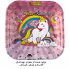 پیش دستی و لیوان یکبار مصرف مستر تم مدل اسب شاخدار پلاس بسته بندی 40 عددی