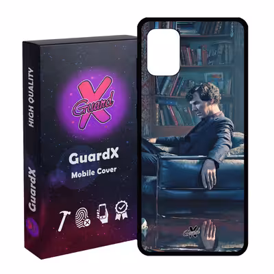 کاور گارد ایکس طرح شرلوک مدل Glass10519 مناسب برای گوشی موبایل سامسونگ Galaxy A51 4G