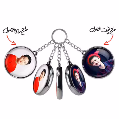 جاکلیدی خندالو طرح دی.او گروه اکسو EXO مدل دوطرفه کد 1336513363