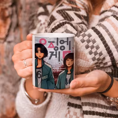 ماگ طرح SQUID GAME مدل D3060