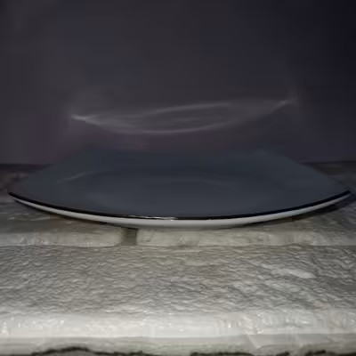 بشقاب میوه خوری لورین مدل تخت بسته 6 عددی