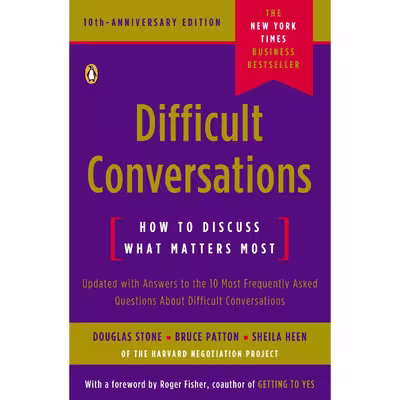 کتاب Difficult Conversations اثر جمعی از نویسندگان انتشارات تازه ها