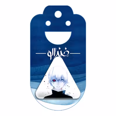 پیکسل خندالو طرح کانکی کن انیمه توکیو غول مدل مثلثی کد 11903