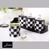 ست جای ادویه 4 پارچه مدل اسکولر