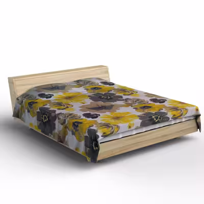 ملحفه آدنو مدل Poppy کد CH28 دونفره سایز 160x200 سانتی متر