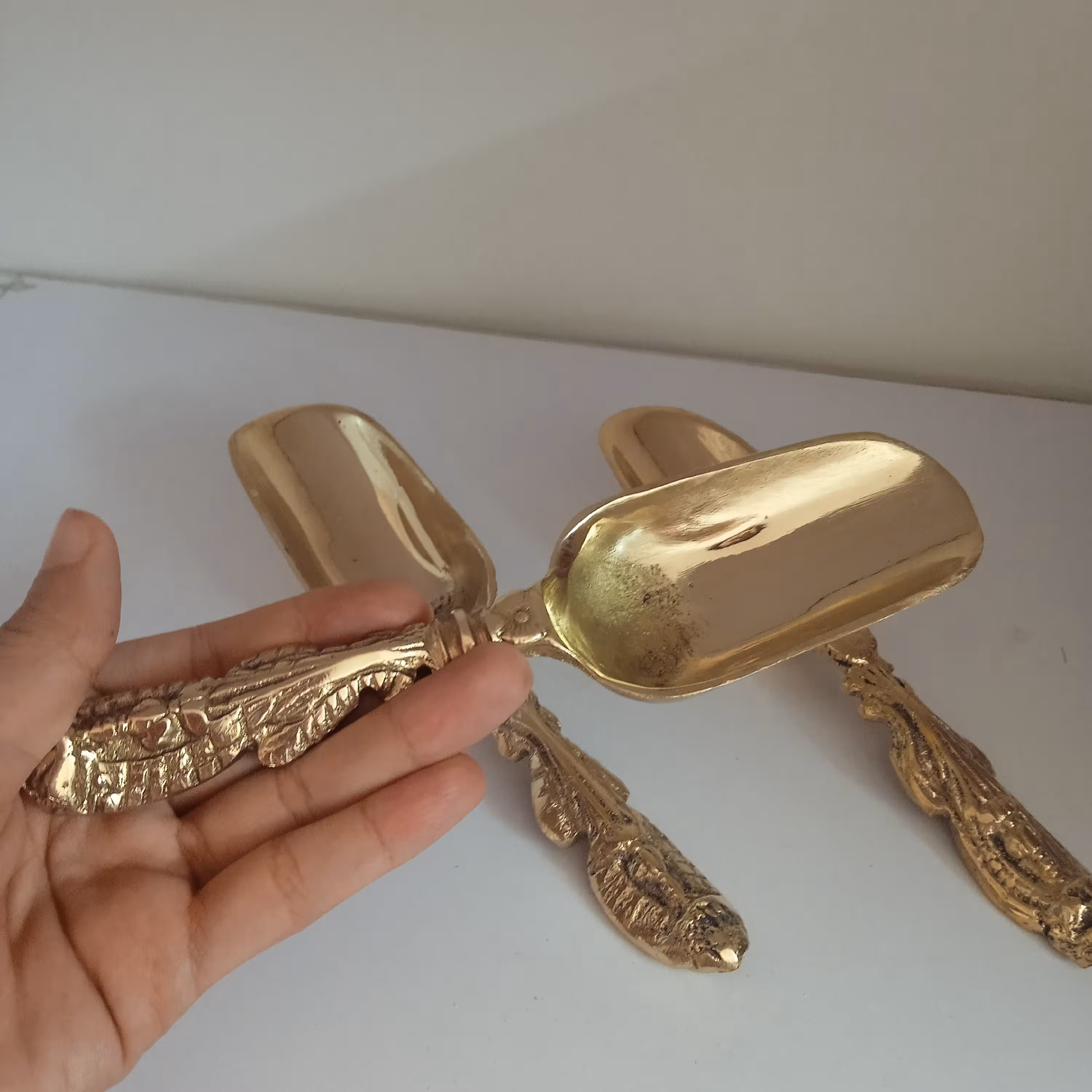 قاشق آجیل خوری برنجی