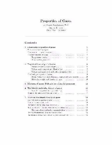 خرید و دانلود نسخه کامل کتاب Properties of Gases